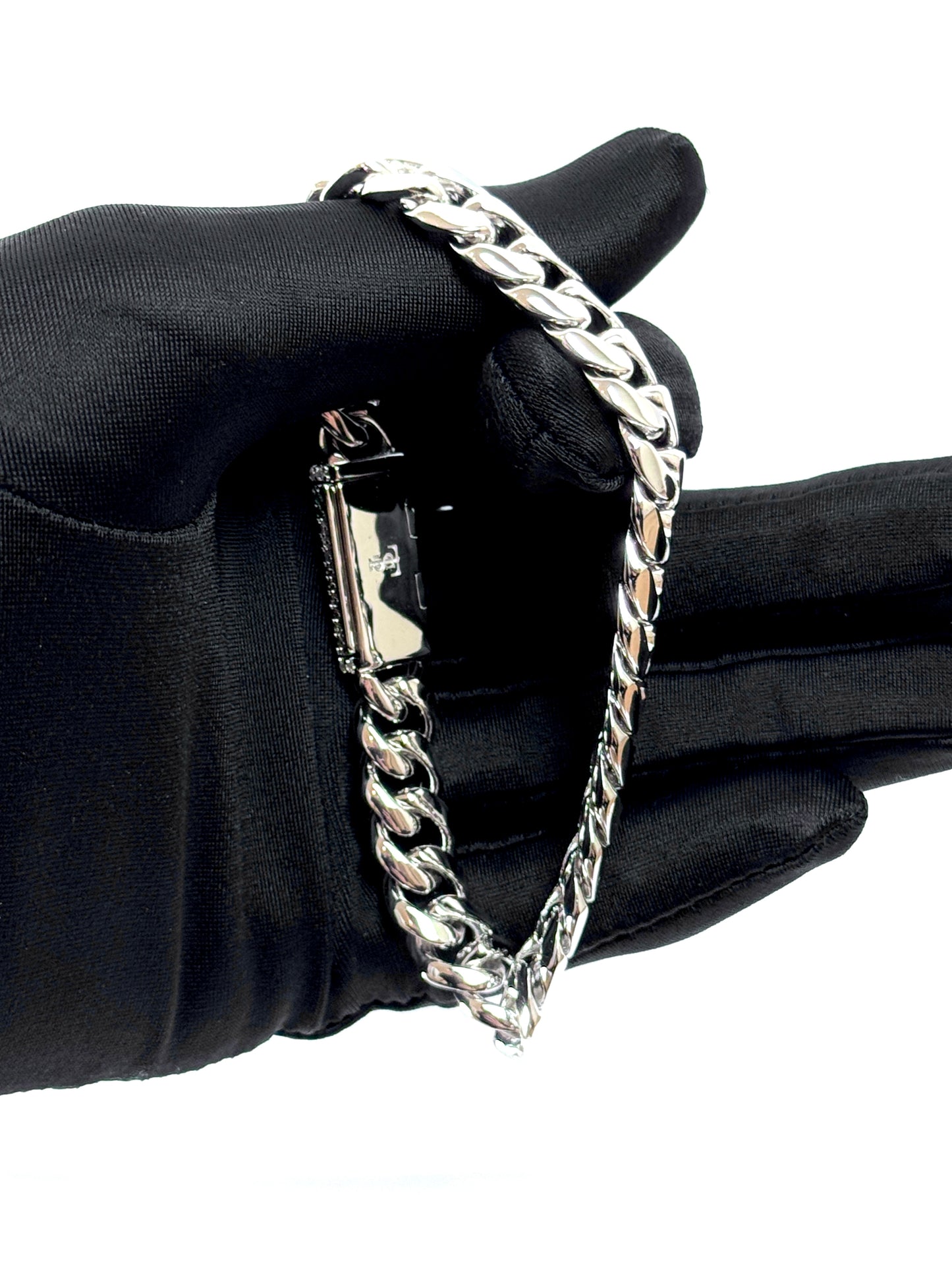 Miami Cuban Bracelet "Ocean Blue"