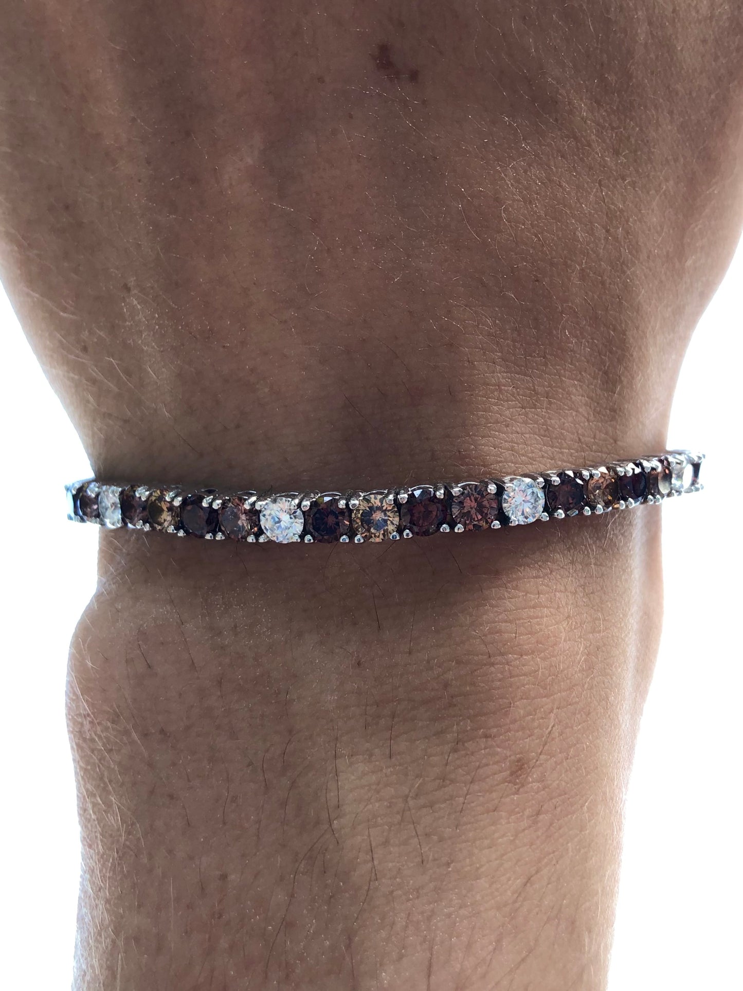 TENNIS Bracelet "Mocha"