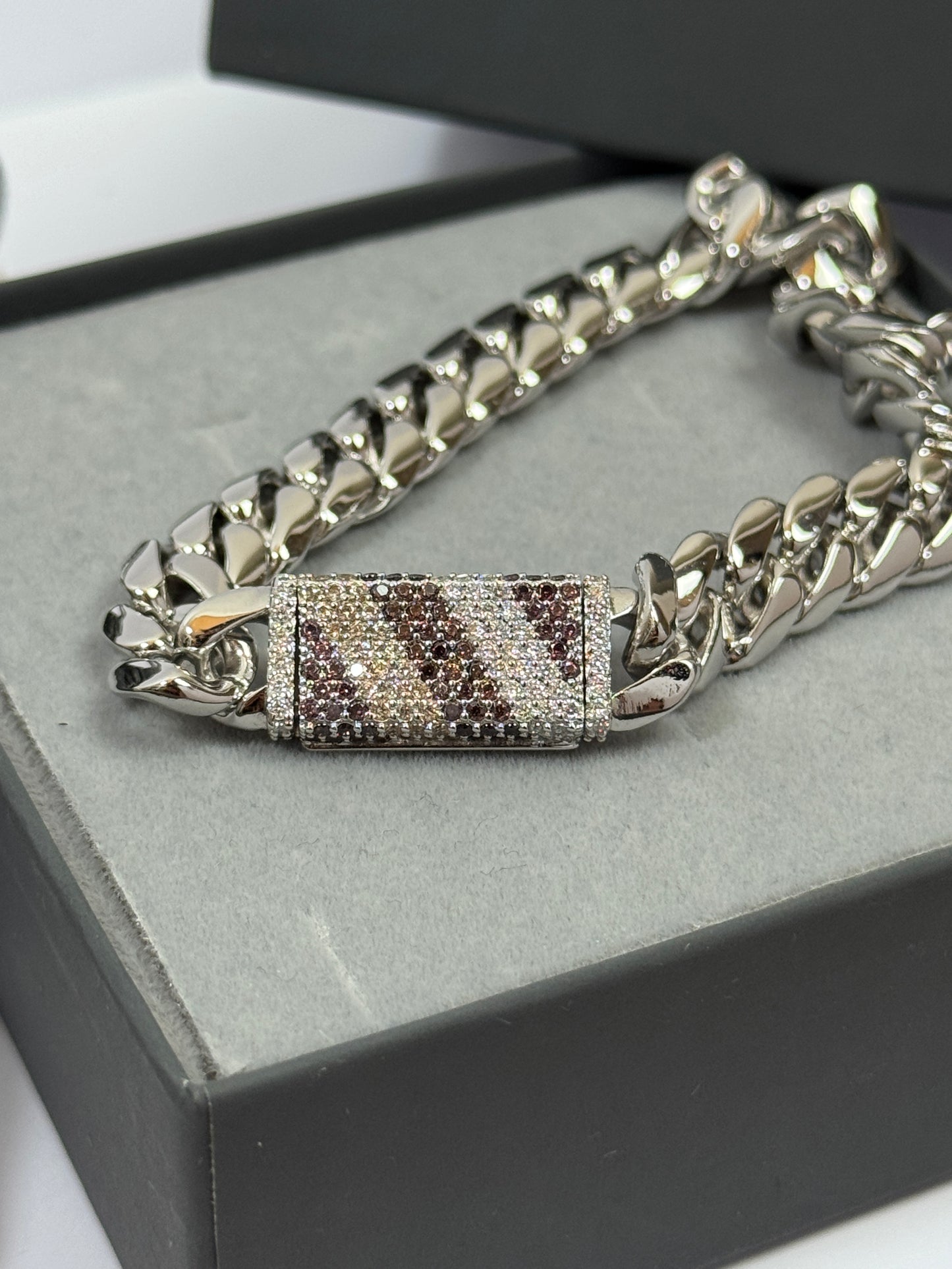 Miami Cuban Bracelet "Mocha"