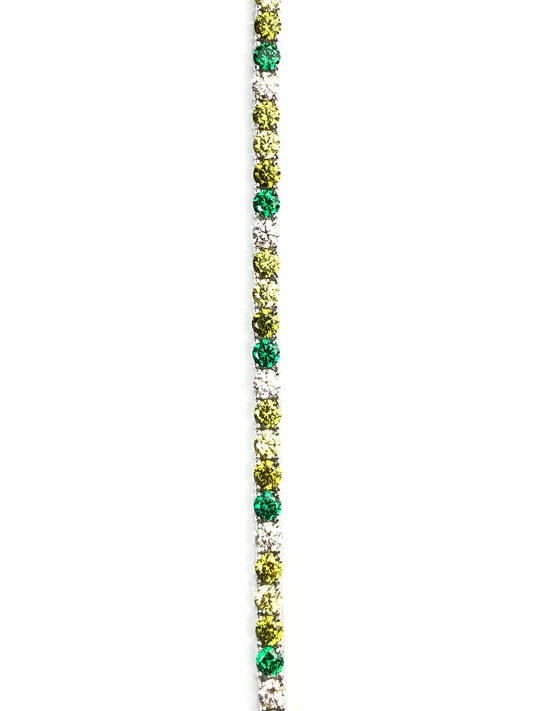 TENNIS Bracelet "Earth Green"