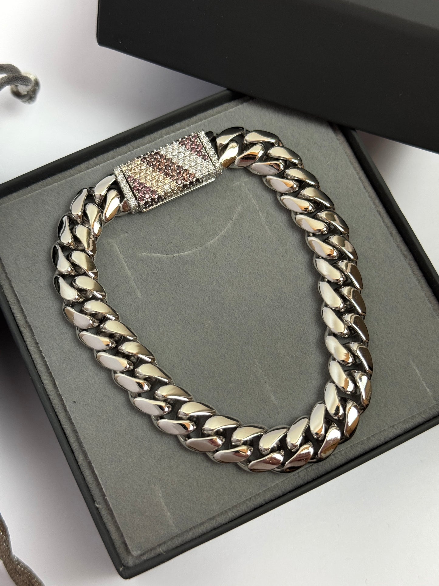 Miami Cuban Bracelet "Mocha"