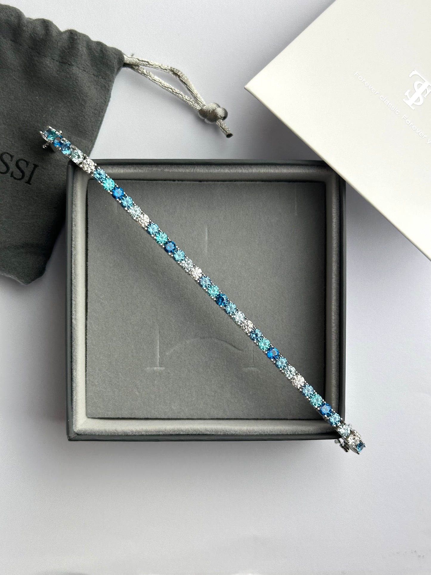 TENNIS Bracelet "Ocean Blue"