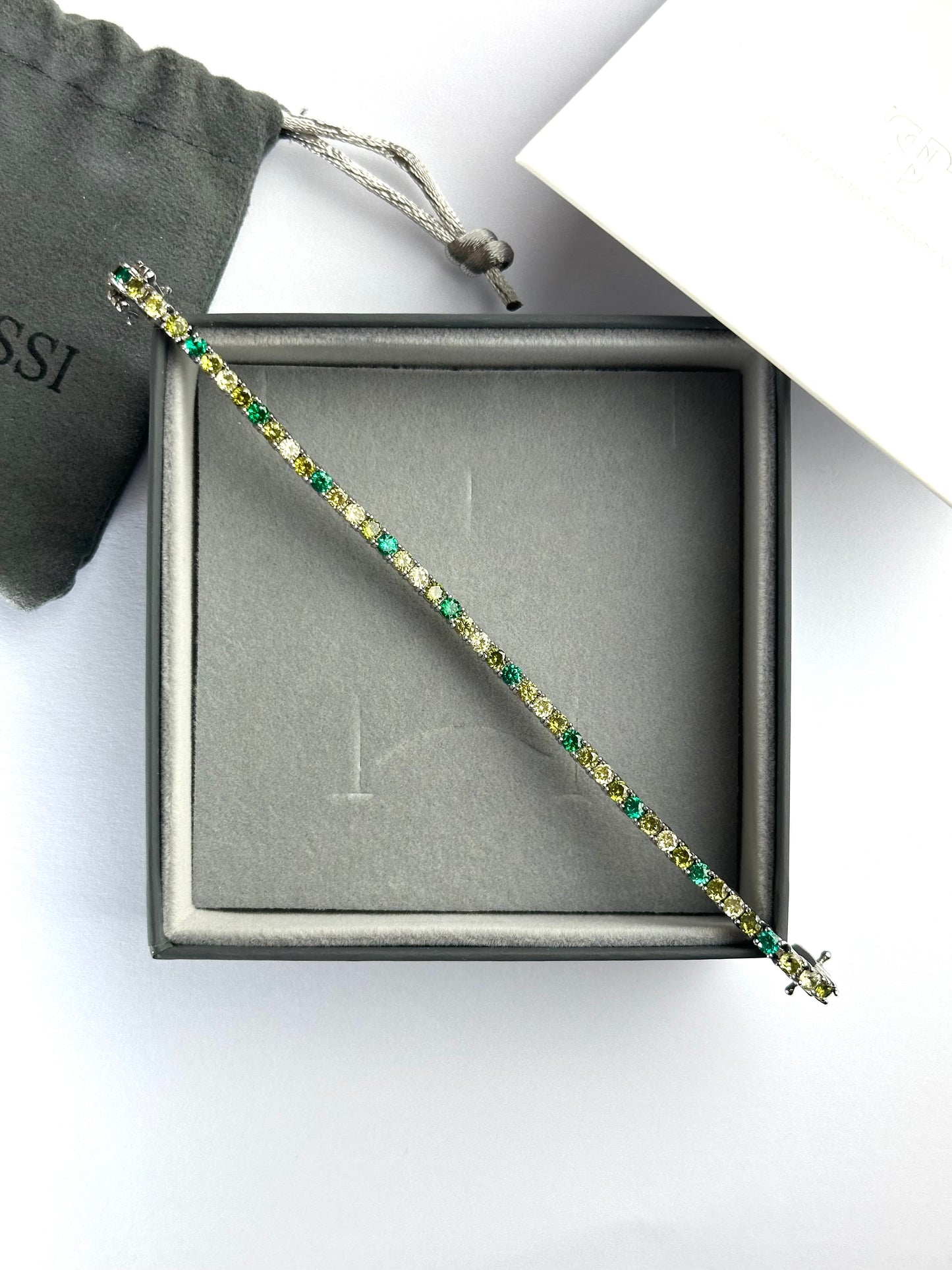 TENNIS Bracelet "Earth Green"