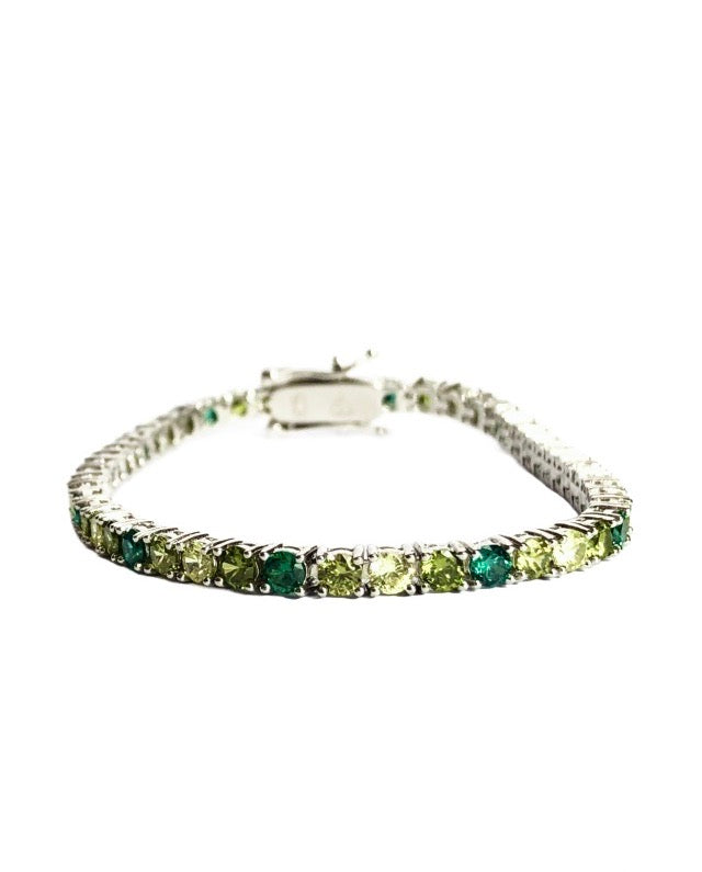 TENNIS Bracelet "Earth Green"